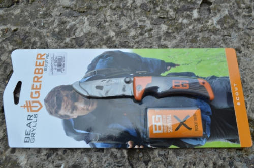 Нож Gerber Bear Grylls Scout, серрейторное, блистер, (1013958), 31-000754 фото 3